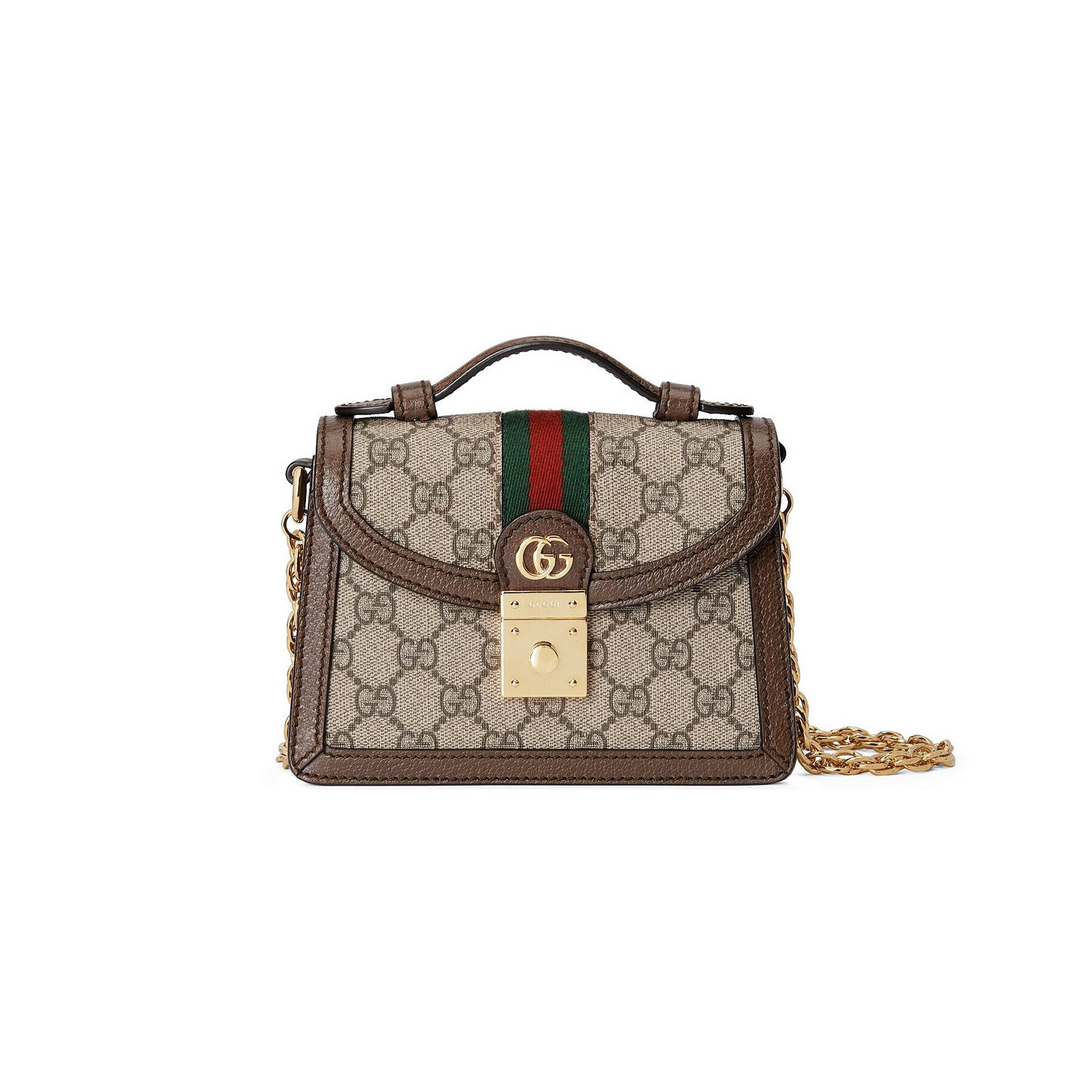 GUCCI OPHIDIA GG MINI SHOULDER BAG   696180 (17.5*13*6cm)