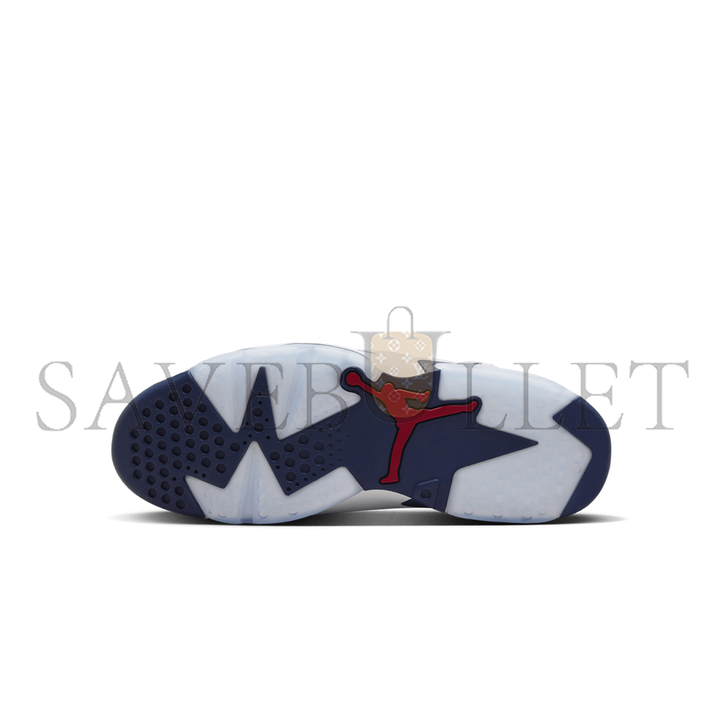 NIKE AIR JORDAN 6 WHITE AND MIDNIGHT NAVY CT8529-164