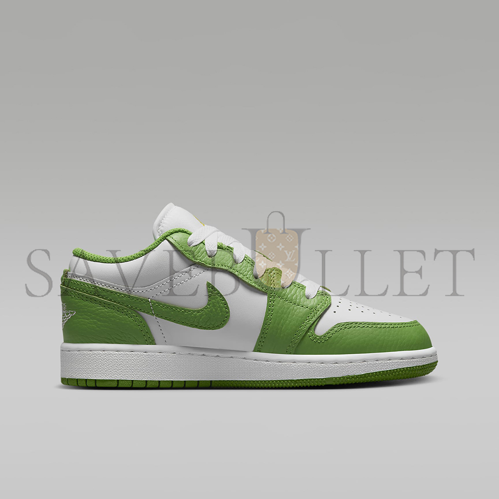 NIKE AIR JORDAN 1 LOW GS CHLOROPHYLL HF4779-100