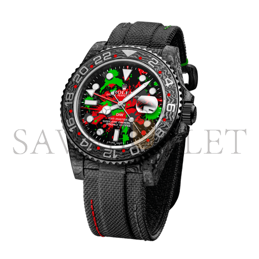 ROLEX GMT-MASTER II DIW CARBON MOTLEY EDITION WATCH 6118