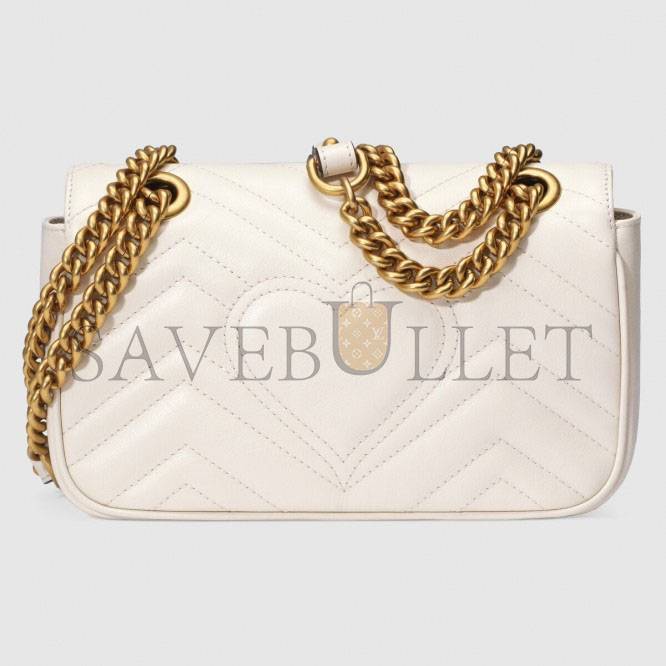 GUCCI GG MARMONT MATELASSÉ MINI BAG 446744 （23*14*6cm）