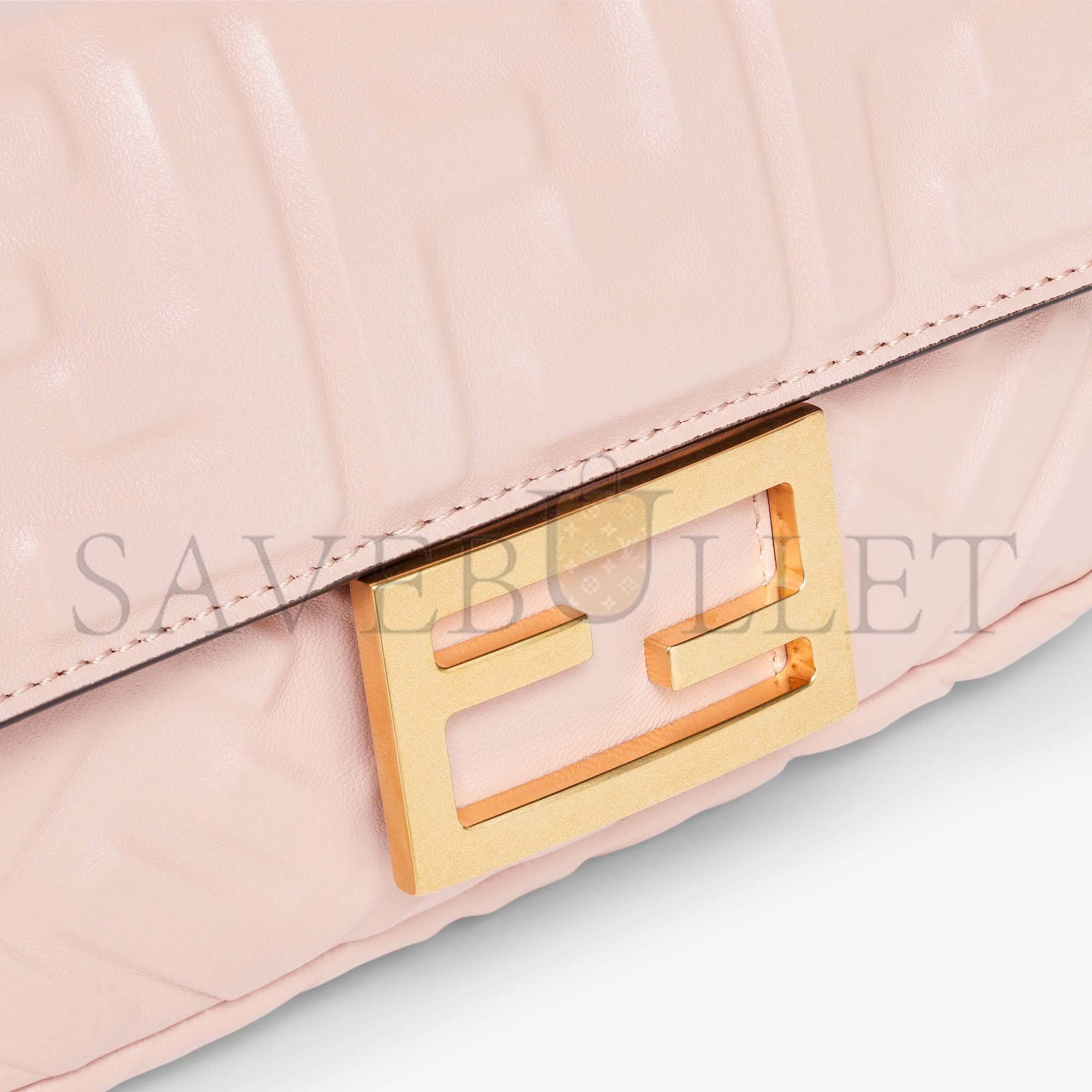 FENDI BAGUETTE MINI - PINK NAPPA LEATHER BAG 8BS017A72VF1JCJ (19*11.5*4cm)