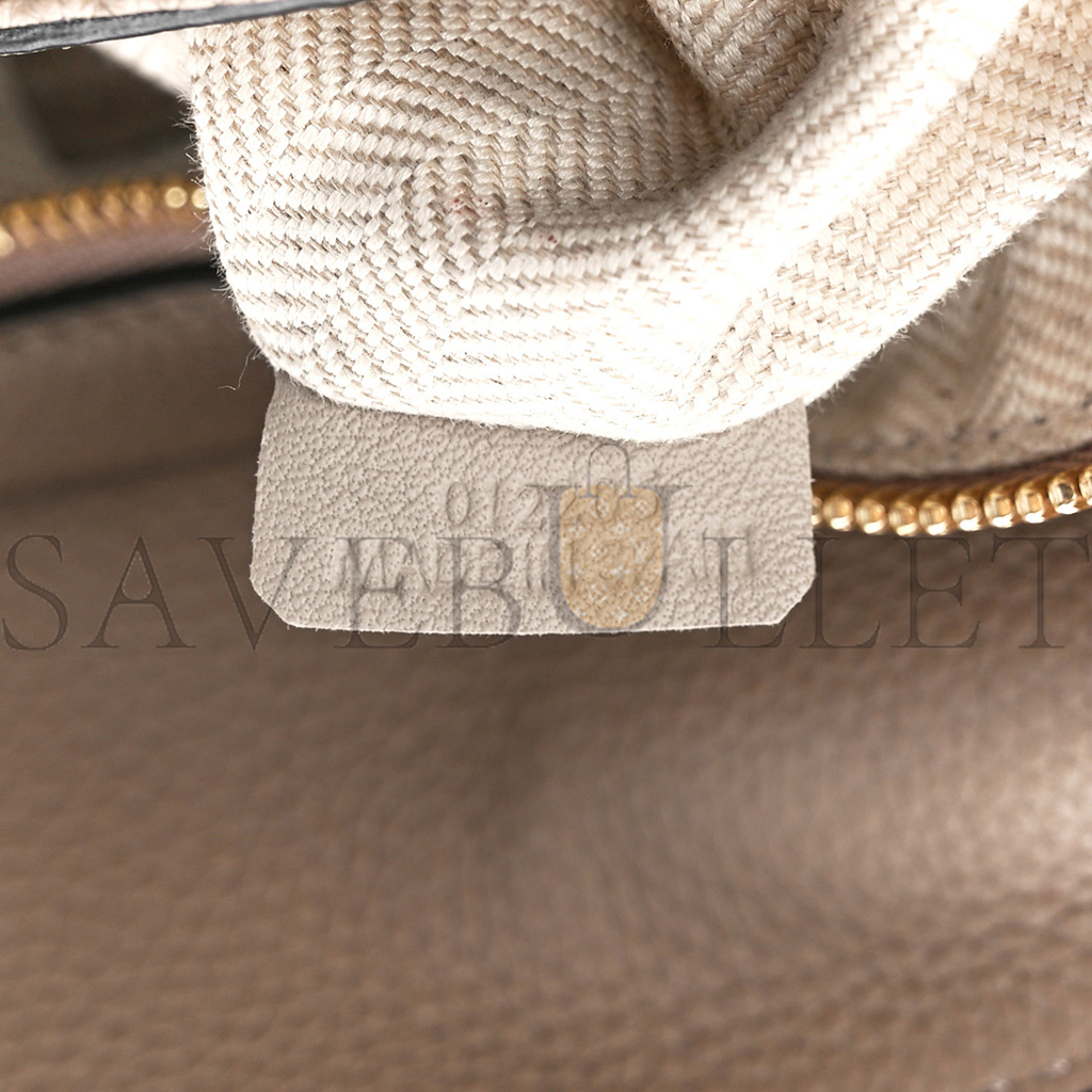 LOEWE CALFSKIN MINI PUZZLE BAG SAND MINK (18*12.5*8cm)