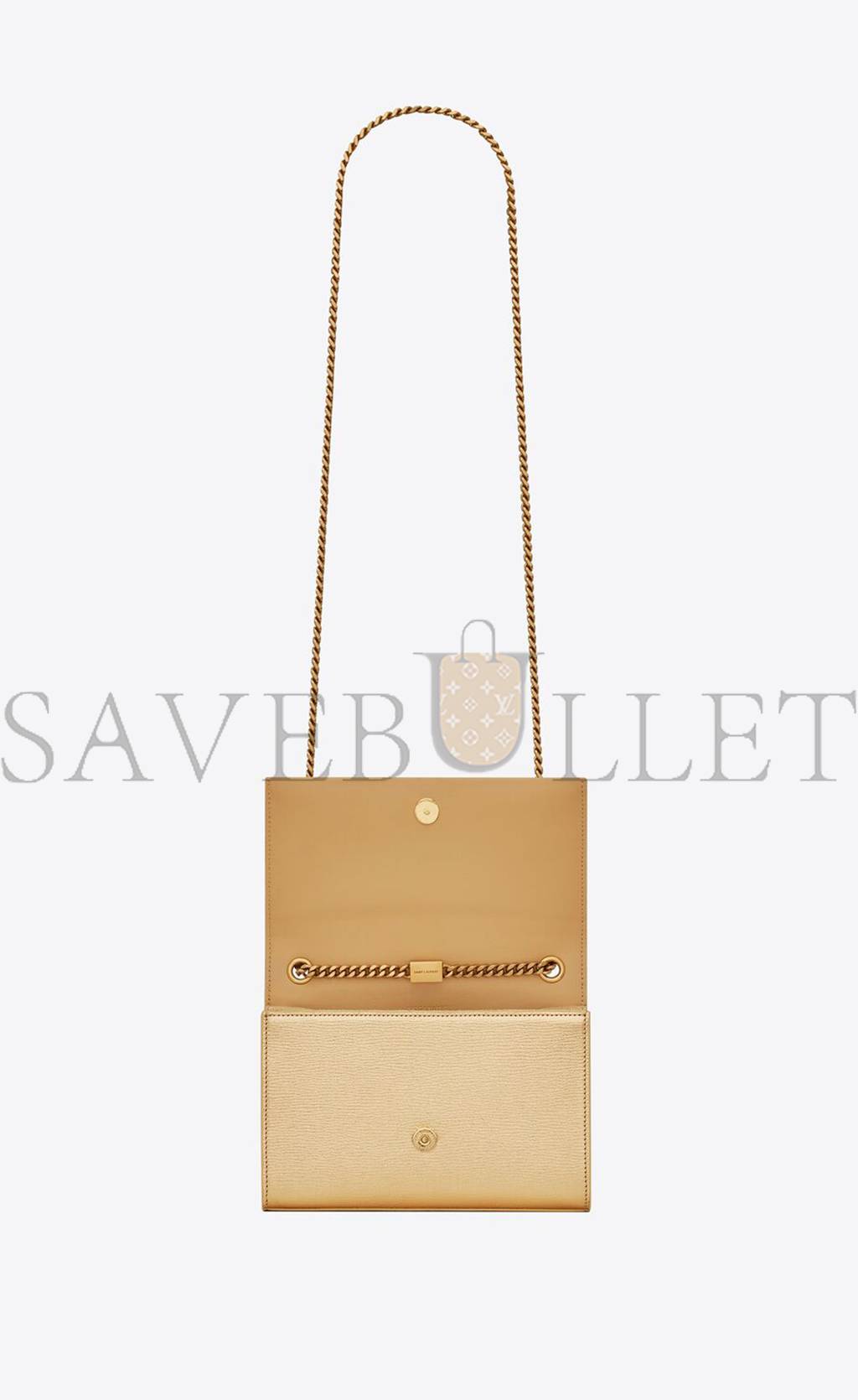 YSL SMALL KATE CHAIN BAG IN METALLIZED LEATHER 469390AAAKT8030 (20*12.5*5cm)