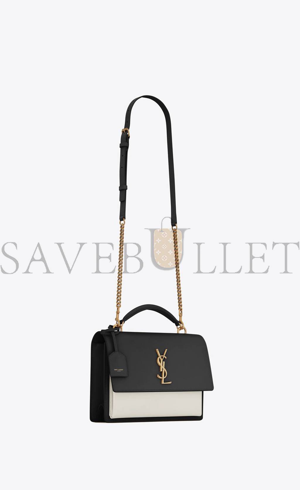 YSL SUNSET MEDIUM TOP HANDLE IN SMOOTH LEATHER 634723D42671031 (25*18*5cm)